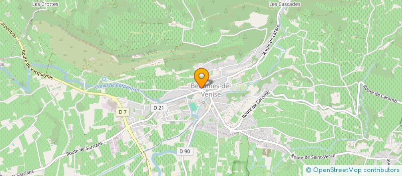 localisation de l'entreprise PHARMACIE DES DENTELLES  BEAUMES-DE-VENISE