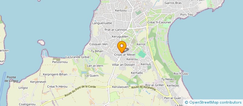 localisation de l'entreprise PHARMACIE DES DEUX BAIES à CARANTEC