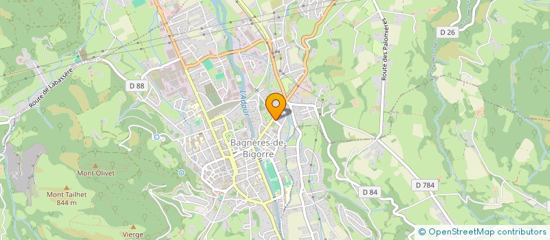 localisation de l'entreprise PHARMACIE DES DEUX PONTS à BAGNERES-DE-BIGORRE