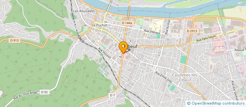 localisation de l'entreprise PHARMACIE DES DEUX RIVES  ELBEUF