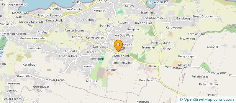 localisation de l'entreprise PHARMACIE DES DUNES  LANDEDA