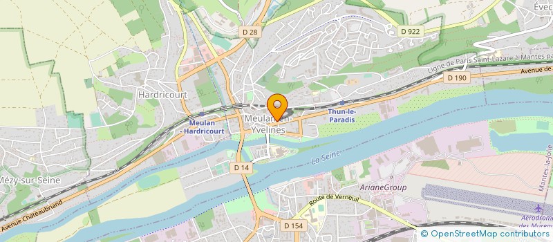 localisation de l'entreprise PHARMACIE DES ECOLES  MEULAN-EN-YVELINES