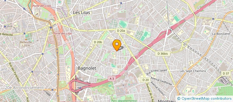 localisation de l'entreprise PHARMACIE DES ECOLES à BAGNOLET