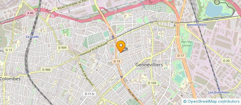 localisation de l'entreprise PHARMACIE DES ECOLES à GENNEVILLIERS