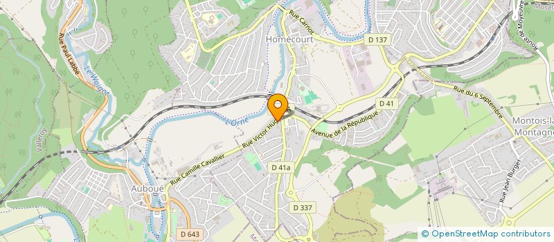 localisation de l'entreprise PHARMACIE DES ECOLES  HOMECOURT