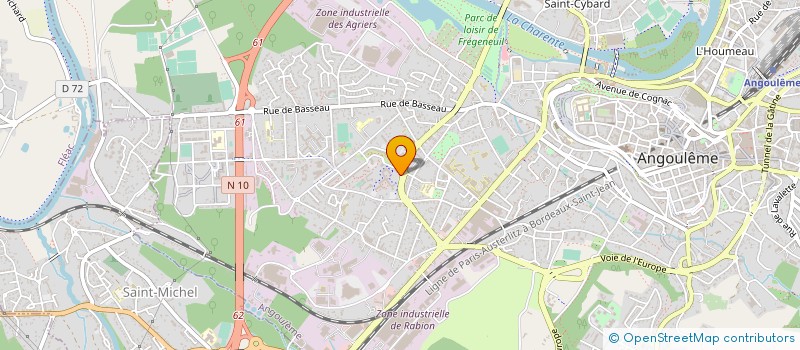 localisation de l'entreprise PHARMACIE DES ESSARTS à ANGOULEME
