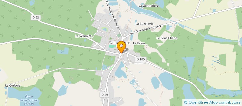 localisation de l'entreprise PHARMACIE DES ETANGS  SAINT-VIATRE