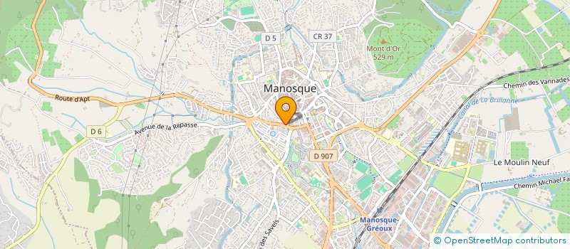 localisation de l'entreprise PHARMACIE DES FERRAGES à MANOSQUE