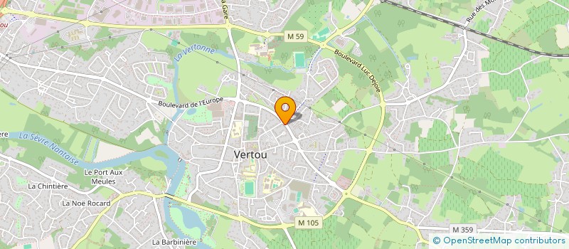 localisation de l'entreprise PHARMACIE DES GABARES à VERTOU