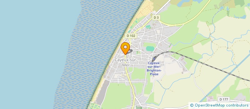 localisation de l'entreprise PHARMACIE DES GALETS  CAYEUX-SUR-MER