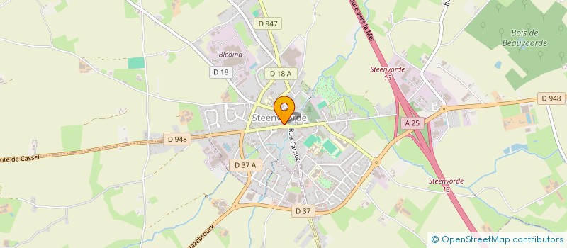 localisation de l'entreprise PHARMACIE DES GEANTS  STEENVOORDE