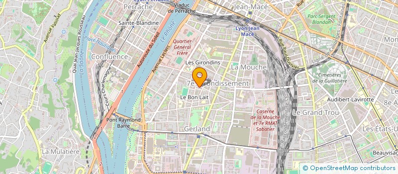 localisation de l'entreprise PHARMACIE DES GIRONDINS  LYON