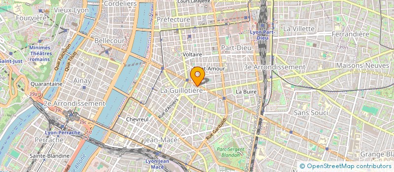 localisation de l'entreprise PHARMACIE DES GRANDES AVENUES  LYON