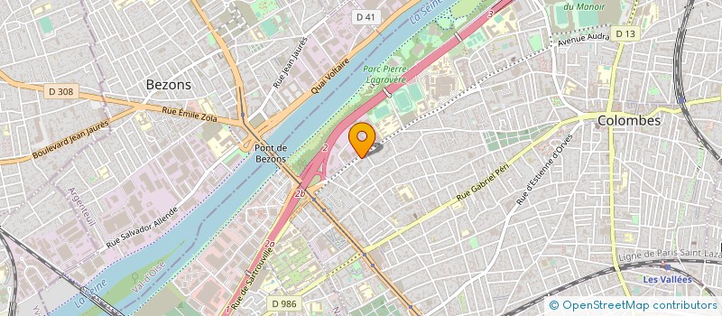 localisation de l'entreprise PHARMACIE DES GREVES à COLOMBES