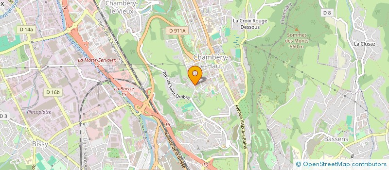 localisation de l'entreprise PHARMACIE DES HAUTS à CHAMBERY