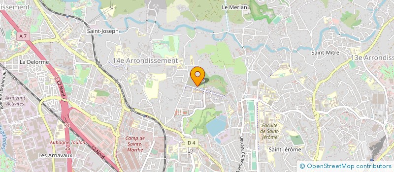 localisation de l'entreprise PHARMACIE DES HAUTS DE SAINTE MARTHE  MARSEILLE