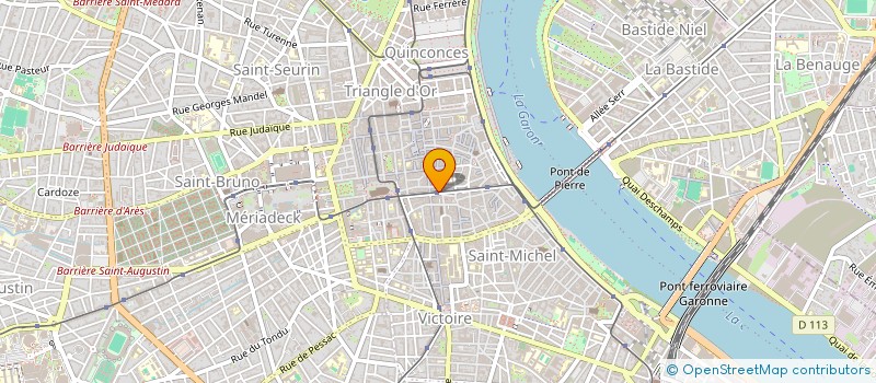 localisation de l'entreprise PHARMACIE DES HERBES  BORDEAUX