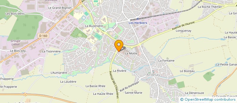 localisation de l'entreprise PHARMACIE DES HERBIERS à LES HERBIERS