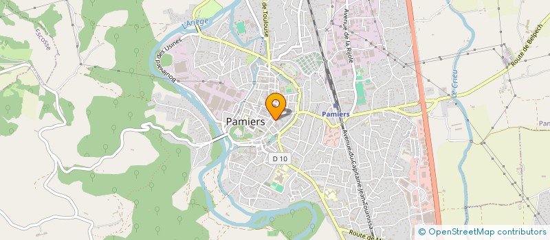localisation de l'entreprise PHARMACIE DES JACOBINS à PAMIERS