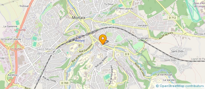 localisation de l'entreprise PHARMACIE DES JACOBINS à MORLAIX