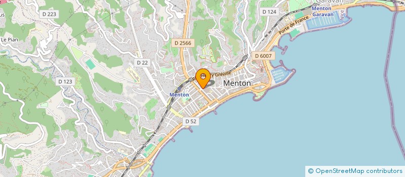 localisation de l'entreprise PHARMACIE DES JARDINS BIOVES à MENTON