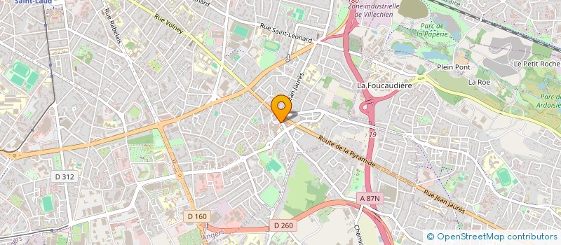 localisation de l'entreprise PHARMACIE DES JUSTICES à ANGERS