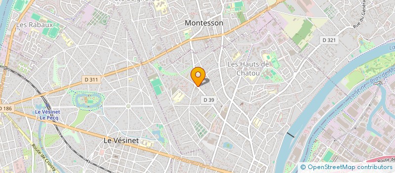 localisation de l'entreprise PHARMACIE DES LANDES  CHATOU