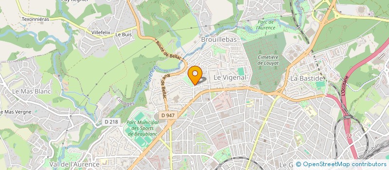 localisation de l'entreprise PHARMACIE DES LILAS à LIMOGES