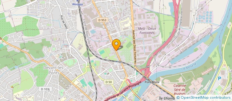 localisation de l'entreprise PHARMACIE DES MARAICHERS  METZ