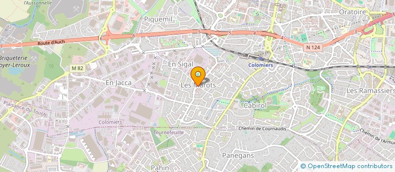 localisation de l'entreprise PHARMACIE DES MAROTS à COLOMIERS