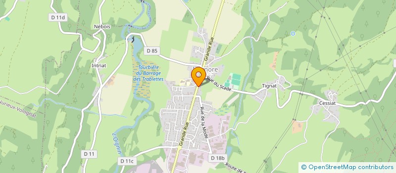 localisation de l'entreprise PHARMACIE DES MONTS BERTHIAND  IZERNORE