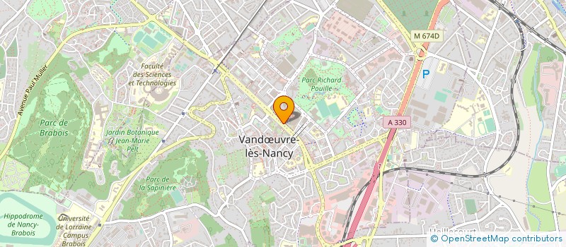 localisation de l'entreprise PHARMACIE DES NATIONS à VANDŒUVRE-LES-NANCY