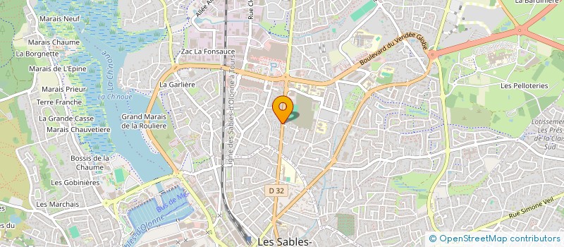 localisation de l'entreprise PHARMACIE DES OLONNES à LES SABLES-D'OLONNE