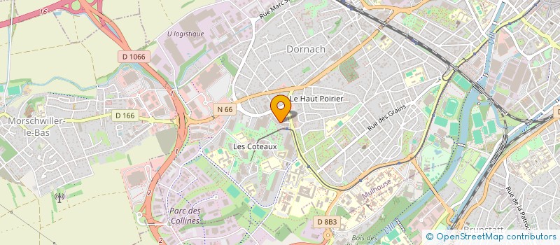 localisation de l'entreprise PHARMACIE DES PEUPLIERS  MULHOUSE