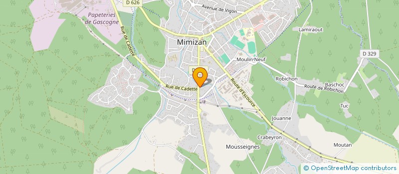 localisation de l'entreprise PHARMACIE DES PINS à MIMIZAN