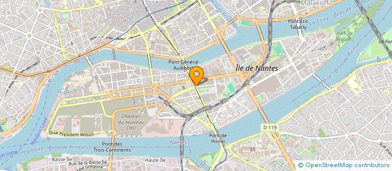 localisation de l'entreprise PHARMACIE DES PONTS à NANTES