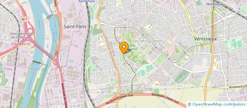 localisation de l'entreprise PHARMACIE DES PORTES DU SUD à VENISSIEUX