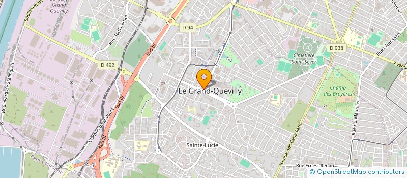 localisation de l'entreprise PHARMACIE DES PROVINCES à LE GRAND-QUEVILLY