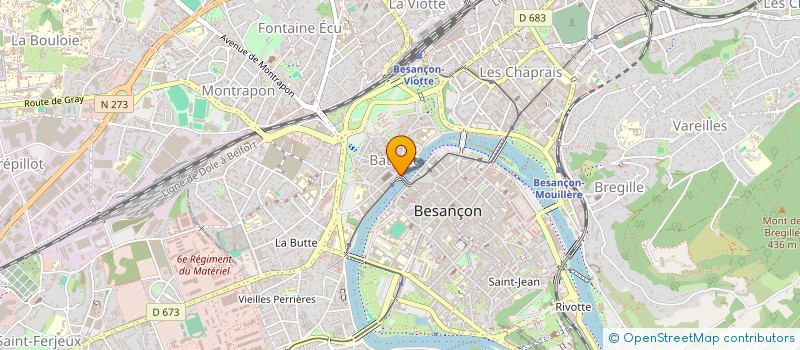 localisation de l'entreprise PHARMACIE DES QUAIS à BESANCON