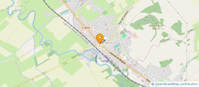 localisation de l'entreprise PHARMACIE DES REMPARTS  CARIGNAN