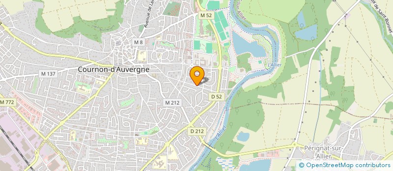 localisation de l'entreprise PHARMACIE DES RIVES  COURNON-D'AUVERGNE