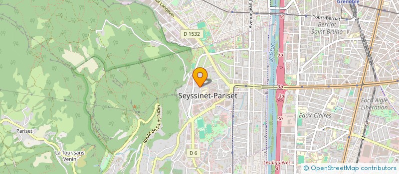 localisation de l'entreprise PHARMACIE DES ROCHES BLEUES à SEYSSINET-PARISET