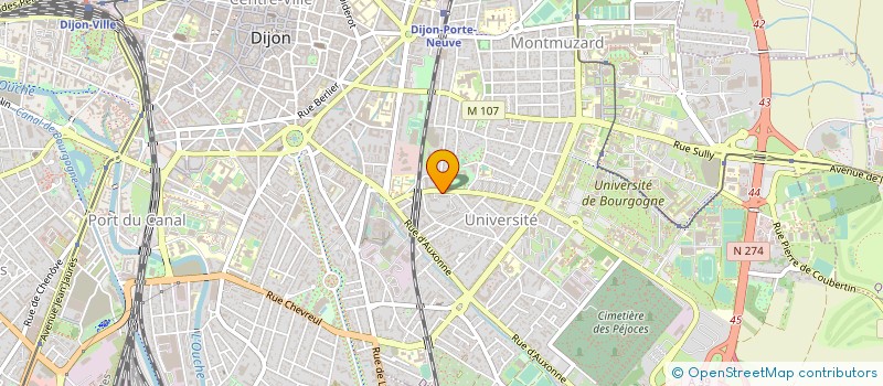 localisation de l'entreprise PHARMACIE DES ROCHES D'OR  DIJON