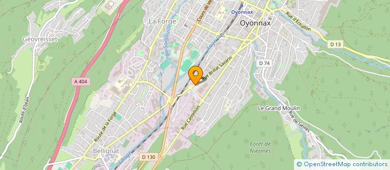 localisation de l'entreprise PHARMACIE DES ROCHETTES  OYONNAX