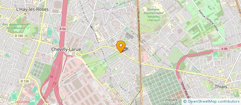 localisation de l'entreprise PHARMACIE DES SORBIERS  CHEVILLY LARUE