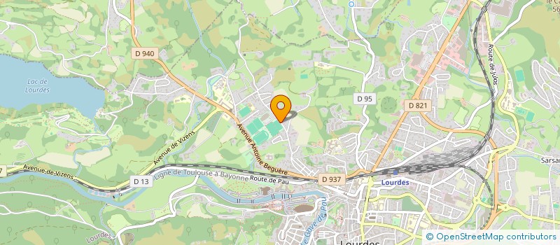 localisation de l'entreprise PHARMACIE DES STADES à LOURDES