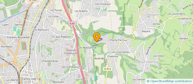 localisation de l'entreprise PHARMACIE DES TERREAUX  PUGNY-CHATENOD