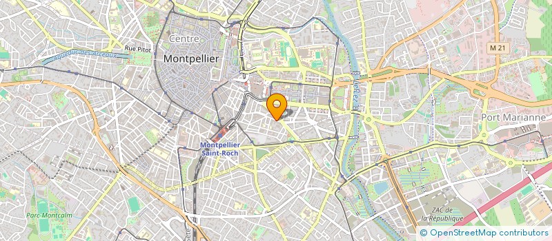 localisation de l'entreprise PHARMACIE DES THERMES à MONTPELLIER
