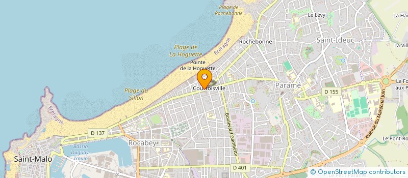 localisation de l'entreprise PHARMACIE DES THERMES  SAINT-MALO