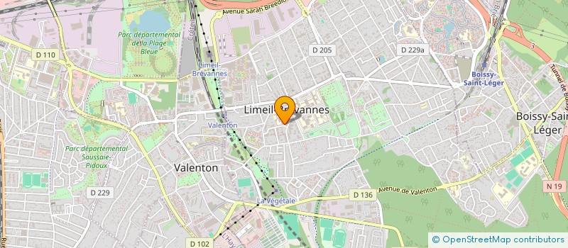 localisation de l'entreprise PHARMACIE DES TILLEULS SANTE  LIMEIL-BREVANNES